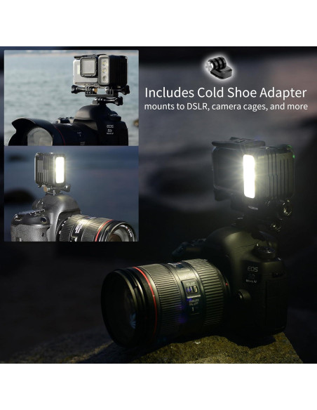 Luz de Buceo SOONSUN 450 Lúmenes IP68 para GoPro y DJI Luz de Buceo SOONSUN 450 Lúmenes IP68 para GoPro y DJI