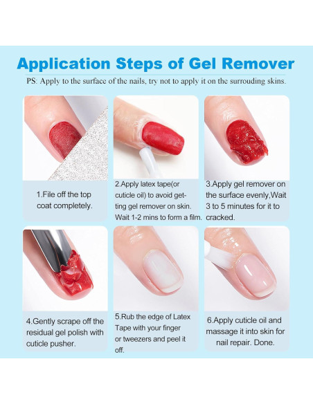 Removedor de Gel para Uñas LOUINSTIC 15ml y Aceite Cutículas 15ml Removedor de Gel para Uñas LOUINSTIC 15ml y Aceite Cutículas 15ml
