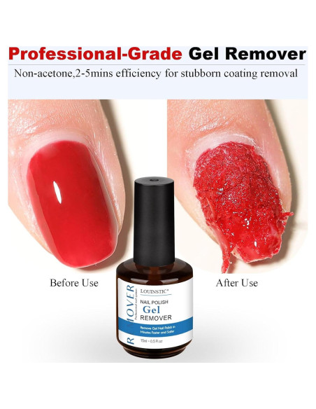 Removedor de Gel para Uñas LOUINSTIC 15ml y Aceite Cutículas 15ml Removedor de Gel para Uñas LOUINSTIC 15ml y Aceite Cutículas 15ml
