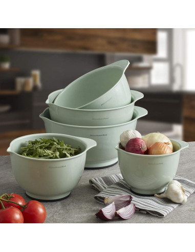 Juego de Cuencos de Mezcla KitchenAid 5 Piezas Pistacho