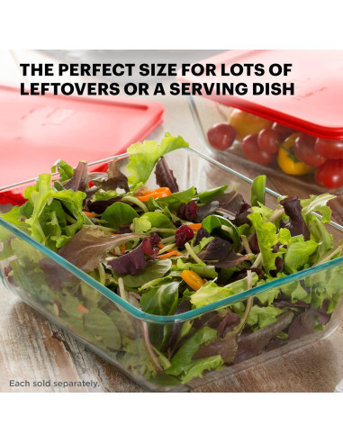 Contenedor de Almacenamiento de Alimentos Pyrex 11 Tazas Vidrio