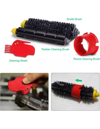 Kit de Repuesto iRobot Roomba 600 - Cepillos y Filtros