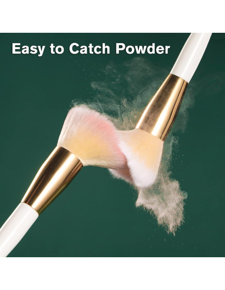 Juego de Brochas de Maquillaje 10Pcs Brush Master Kabuki Juego de Brochas de Maquillaje 10Pcs Brush Master Kabuki