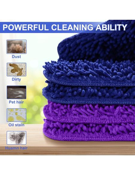 Paños de Mopa de Microfibra Wodemom para Swiffer Power Mop - 4 Pzs Paños de Mopa de Microfibra Wodemom para Swiffer Power Mop - 4 Pzs