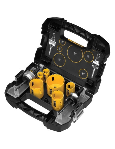 Kit de Sierras de Corona Bi-Metal DEWALT D180001 9 Piezas