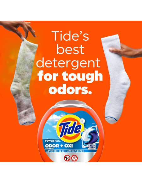 Detergente para Ropa Tide PODS 3 en 1 - 45 Paquetes - Olores Detergente para Ropa Tide PODS 3 en 1 - 45 Paquetes - Olores