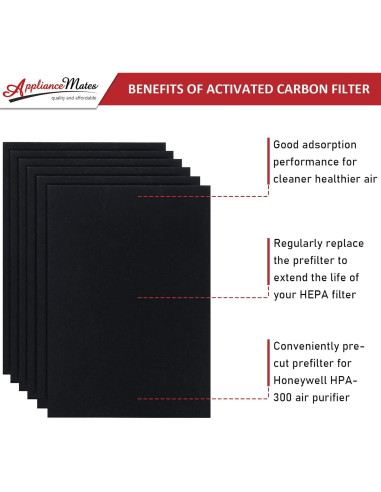 Filtro Pre HRF-A300 para Purificador de Aire Honeywell - 6 Piezas