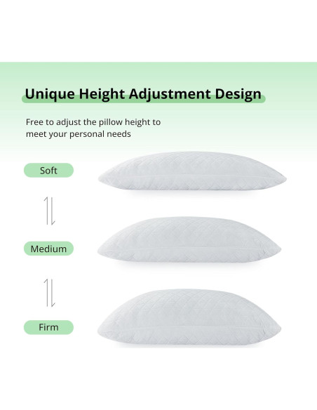Almohada Ajustable EGOHOME Queen Espuma Viscoelástica Desmenuzada Almohada Ajustable EGOHOME Queen Espuma Viscoelástica Desmenuzada