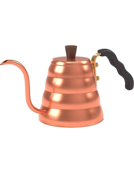 Tetera de Goteo Hario VKBN-90CP Cobre 700 ml con Tapa de Madera Tetera de Goteo Hario VKBN-90CP Cobre 700 ml con Tapa de Madera