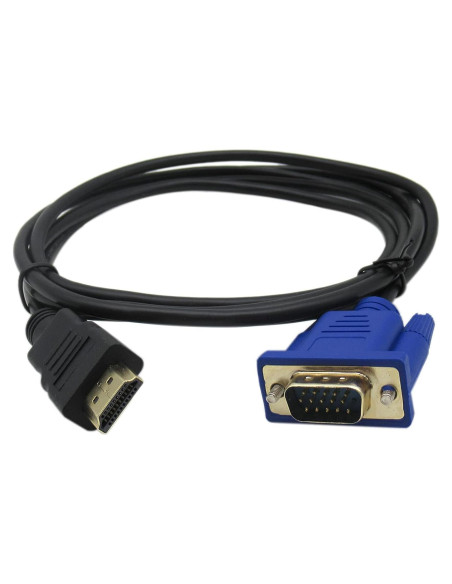 Cable HDMI Macho a VGA Macho 1.83m USonline911 1080P Cable HDMI Macho a VGA Macho 1.83m USonline911 1080P