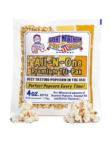 Paquete de 12 Granos de Palomitas Gourmet Great Northern 177g