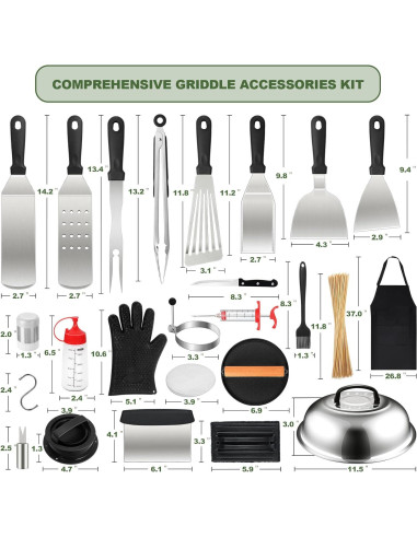 Kit de Accesorios para Plancha 237 Piezas EWFEN para Blackstone