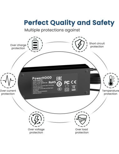 Adaptador de Alimentación 12V PowerHOOD para NETGEAR Orbi 870