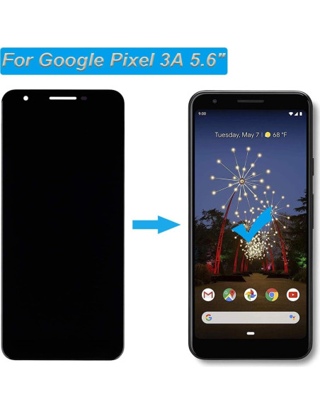 Pantalla LCD OLED Google Pixel 3A 5.6" Táctil + Herramientas Pantalla LCD OLED Google Pixel 3A 5.6" Táctil + Herramientas
