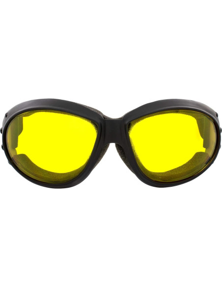 Gafas de Motociclismo Global Vision Barón Rojo con Lentes Amarillos Gafas de Motociclismo Global Vision Barón Rojo con Lentes Amarillos