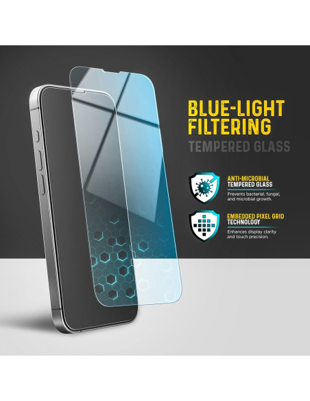 Protector de Pantalla MagGlass para iPhone 16e - Vidrio Templado con Filtro de Luz Azul Protector de Pantalla MagGlass para iPhone 16e - Vidrio Templado con Filtro de Luz Azul