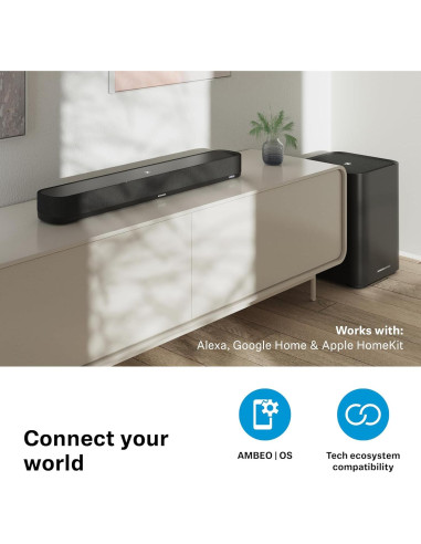 Sennheiser AMBEO Soundbar Mini - Audio 3D Inmersivo Compacto