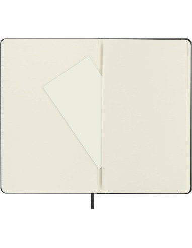 Cuaderno Clásico Moleskine Grande Tapa Dura Negro 12.7x21cm
