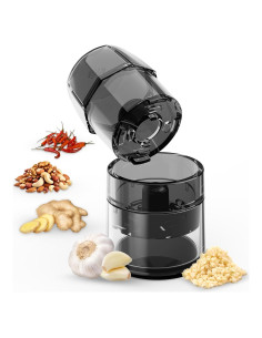 Prensa Ajo UHIYEE K136BK, Manual, 100% Grado Alimenticio, Negro