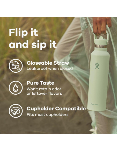 Botella de Agua Hydro Flask 710 ml Aislada Doble Pared Botella de Agua Hydro Flask 710 ml Aislada Doble Pared