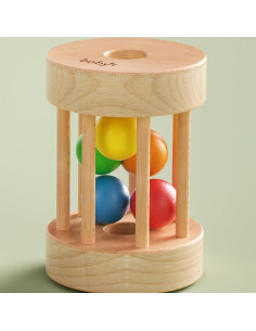 Juguete Montessori Dailyfunn Rollo de Sonajero de Madera 2