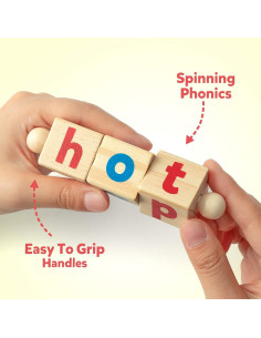 Bloques de Lectura de Madera Coogam con Tarjetas de Flash 2