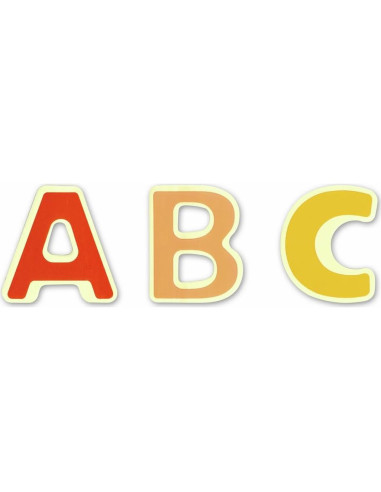 Alfabeto Magnético Hape 52 Letras Multicolor 400g