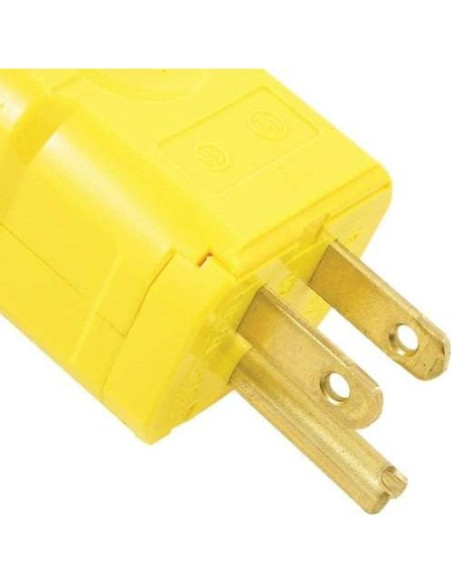 Enchufe Leviton 5256-VY 15A Amarillo Grado Industrial Enchufe Leviton 5256-VY 15A Amarillo Grado Industrial