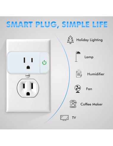 Enchufe Inteligente Alastech Wi-Fi 15A Control por Voz