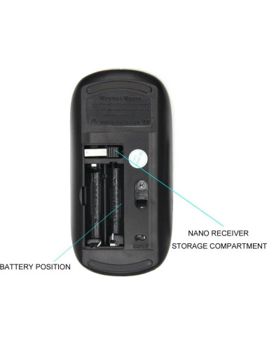 Ratón Óptico Inalámbrico KOOLmouse Tortuga Mar
