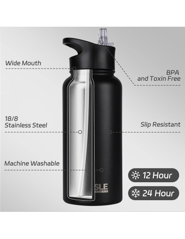 Botella de Agua Aislada HASLE OUTFITTERS 0.95L Doble Pared