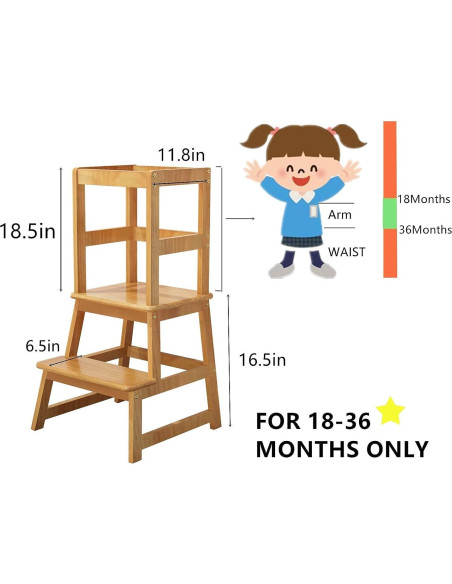 Escalera de Cocina para Niños Popin Lover - Torre de Aprendizaje 68kg Escalera de Cocina para Niños Popin Lover - Torre de Aprendizaje 68kg