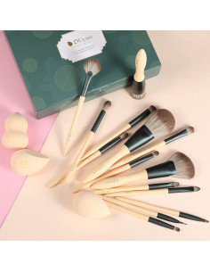 Set de Pinceles de Maquillaje DUcare 14Pcs + 3 Esponjas 2