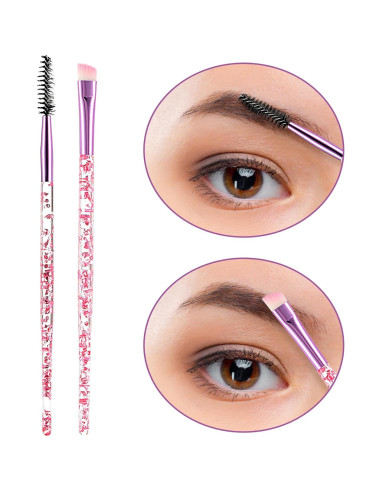 Juego de Brochas de Maquillaje Gjinxi 10 Piezas Rosa Brillante