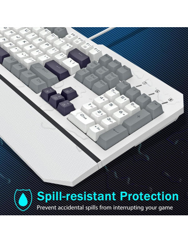 Teclado Mecánico Redragon K558 con Retroiluminación LED