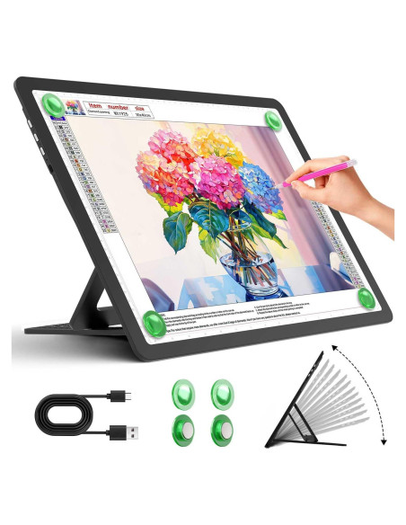 Tablero de Luz LED A3 Zocelight Recargable 5000mAh Tablero de Luz LED A3 Zocelight Recargable 5000mAh