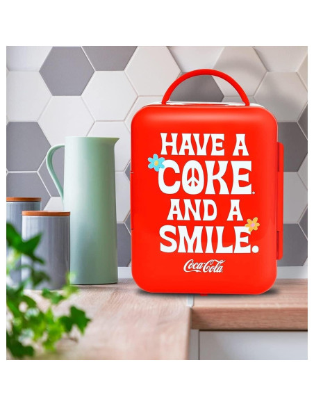 Refrigerador Mini Koolatron KDC4-SMILE 4L Portátil Rojo Refrigerador Mini Koolatron KDC4-SMILE 4L Portátil Rojo