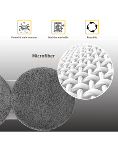 Paños de Microfibra Reemplazo FMART para Limpiador T9PRO/T10PRO/T11 - 12 Piezas 2