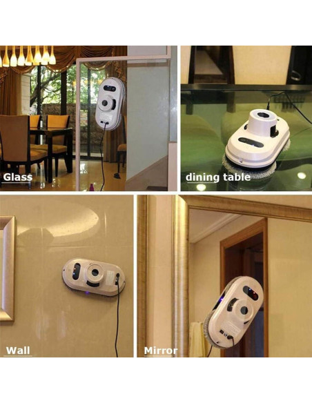 Robot Limpiador de Ventanas Dandanm con Control Remoto 80W Robot Limpiador de Ventanas Dandanm con Control Remoto 80W