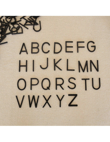 Alfabeto Móvil Montessori Outlet - Mayúsculas en Negro