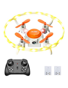 Dron Mini 4DRC V5 para Niños, Control Remoto, LED, 14 min Vuelo