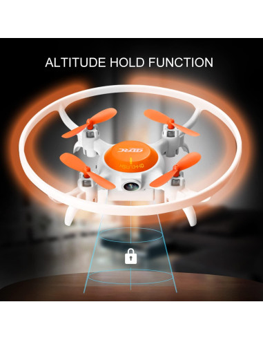Dron Mini 4DRC V5 para Niños, Control Remoto, LED, 14 min Vuelo