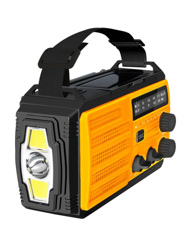 Radio de Emergencia Kaito Voyager V3 AM/FM NOAA con Linterna LED