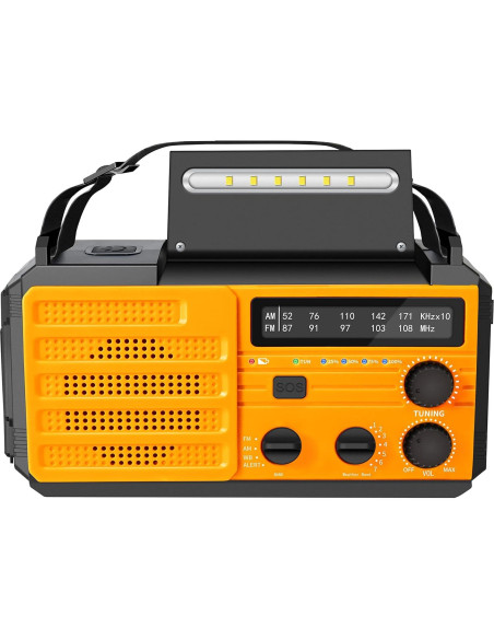 Radio de Emergencia Kaito Voyager V3 AM/FM NOAA con Linterna LED Radio de Emergencia Kaito Voyager V3 AM/FM NOAA con Linterna LED