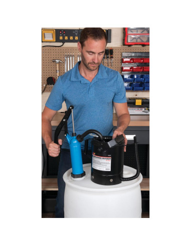 Bomba de tambor Performance Tool W54268 19-208L azul