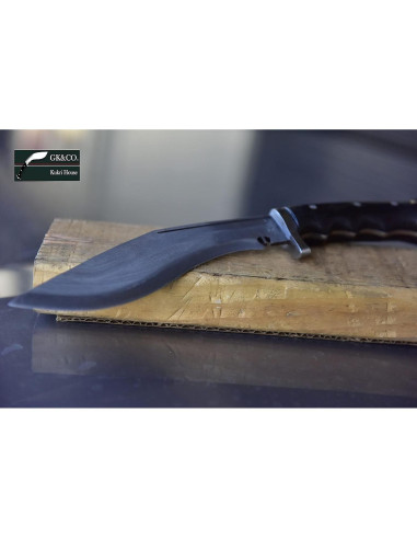 Kukri Genuino GK&CO. 20.32 cm Mango Madera Rosa Hecho a Mano