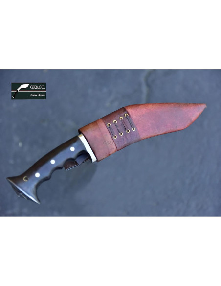 Kukri Genuino GK&CO. 20.32 cm Mango Madera Rosa Hecho a Mano Kukri Genuino GK&CO. 20.32 cm Mango Madera Rosa Hecho a Mano