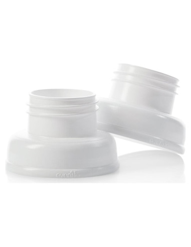 Adaptador de Extractor de Leche Evenflo Balance + Cuello Ancho - 2 Piezas