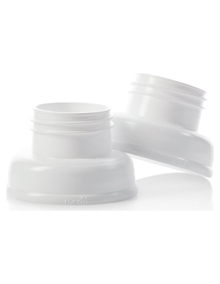 Adaptador de Extractor de Leche Evenflo Balance + Cuello Ancho - 2 Piezas Adaptador de Extractor de Leche Evenflo Balance + Cuello Ancho - 2 Piezas