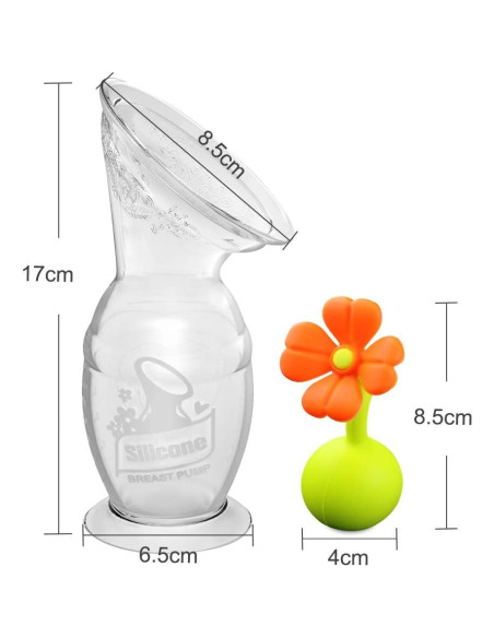 Bomba de Pecho Manual haakaa 150ml con Base de Succión Bomba de Pecho Manual haakaa 150ml con Base de Succión